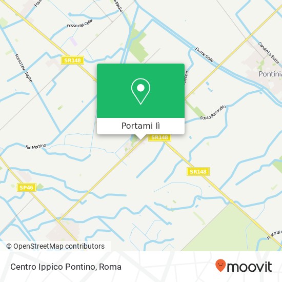 Mappa Centro Ippico Pontino
