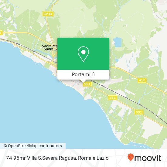Mappa 74 95mr Villa S.Severa Ragusa