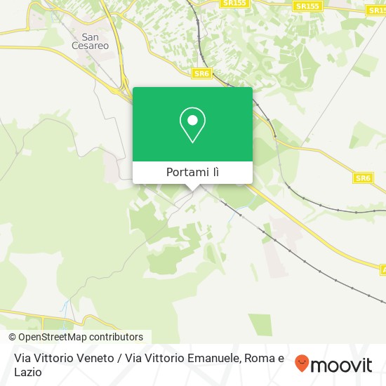 Mappa Via Vittorio Veneto / Via Vittorio Emanuele