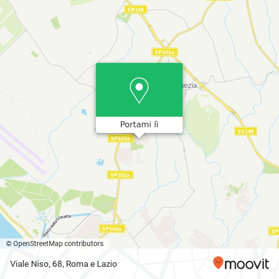 Mappa Viale Niso, 68