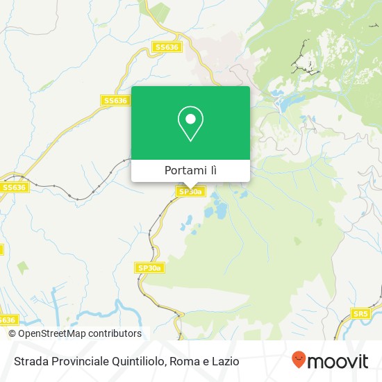 Mappa Strada Provinciale Quintiliolo