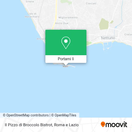 Mappa Il Pizzo di Broccolo Bistrot