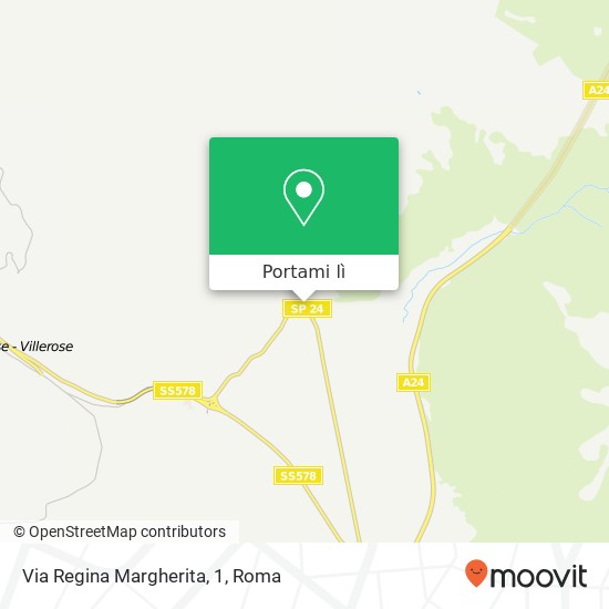 Mappa Via Regina Margherita, 1