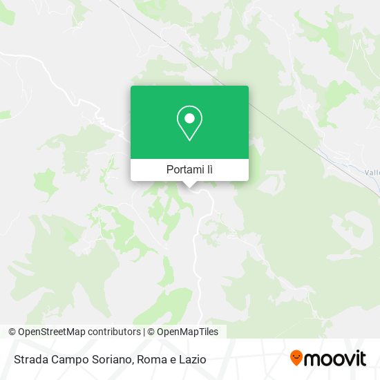 Mappa Strada Campo Soriano