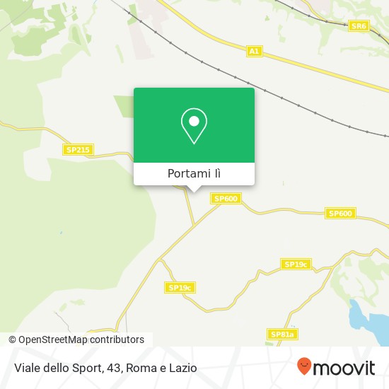 Mappa Viale dello Sport, 43