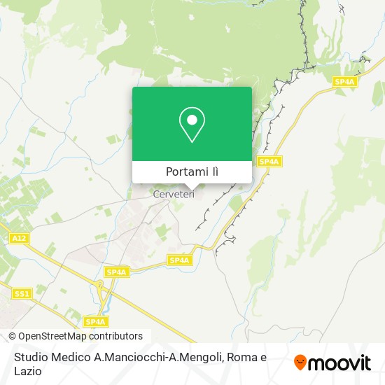Mappa Studio Medico A.Manciocchi-A.Mengoli