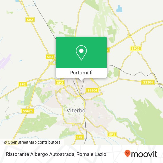 Mappa Ristorante Albergo Autostrada