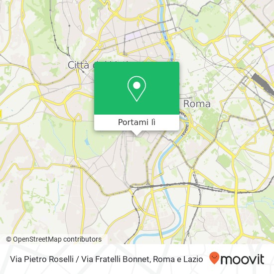 Mappa Via Pietro Roselli / Via Fratelli Bonnet
