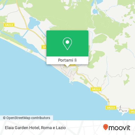 Mappa Elaia Garden Hotel