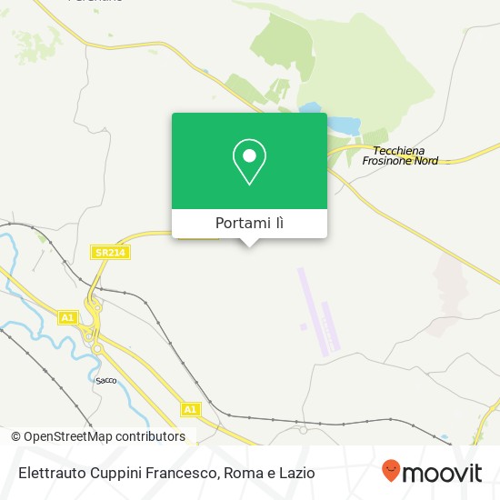 Mappa Elettrauto Cuppini Francesco