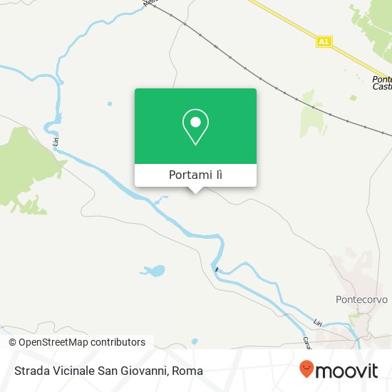 Mappa Strada Vicinale San Giovanni