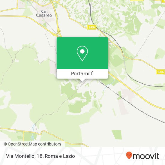 Mappa Via Montello, 18