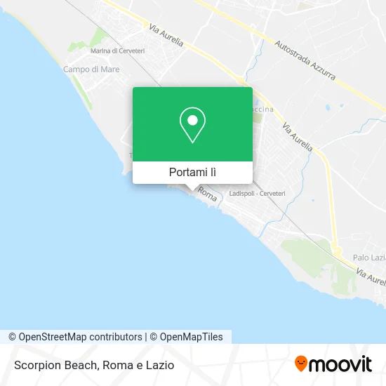 Mappa Scorpion Beach