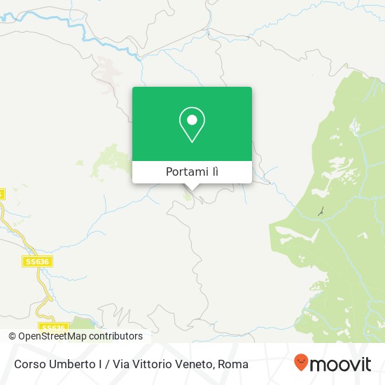 Mappa Corso Umberto I / Via Vittorio Veneto