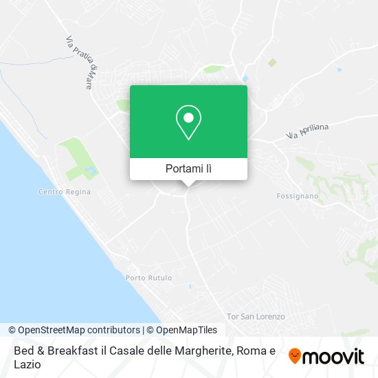 Mappa Bed & Breakfast il Casale delle Margherite