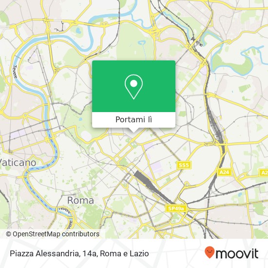 Mappa Piazza Alessandria, 14a