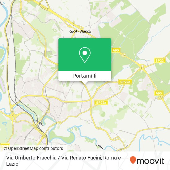 Mappa Via Umberto Fracchia / Via Renato Fucini