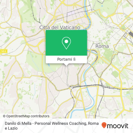 Mappa Danilo di Mella - Personal Wellness Coaching