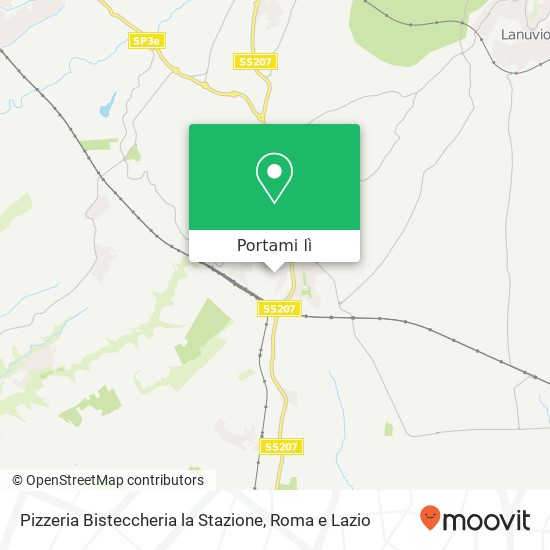 Mappa Pizzeria Bisteccheria la Stazione