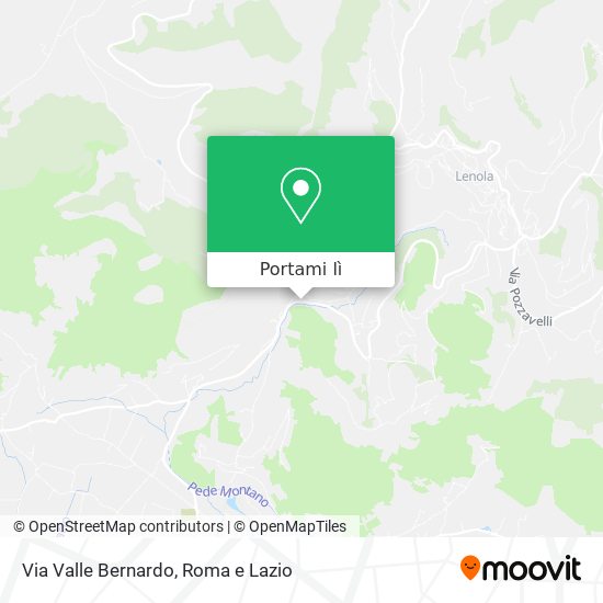Mappa Via Valle Bernardo