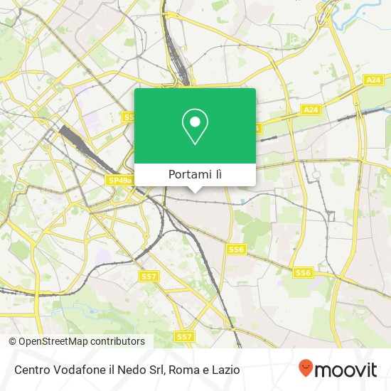 Mappa Centro Vodafone il Nedo Srl