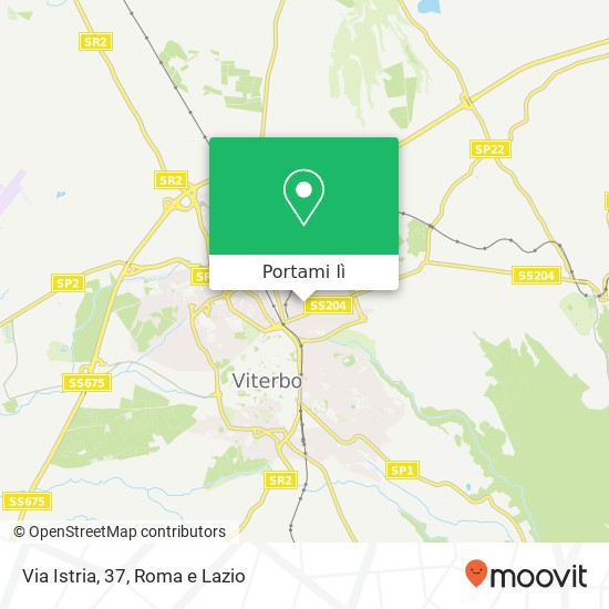 Mappa Via Istria, 37