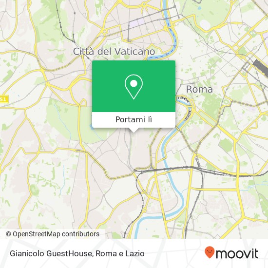 Mappa Gianicolo GuestHouse