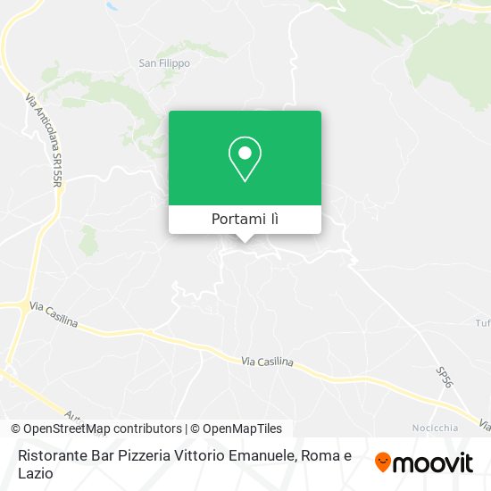 Mappa Ristorante Bar Pizzeria Vittorio Emanuele