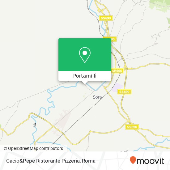 Mappa Cacio&Pepe Ristorante Pizzeria