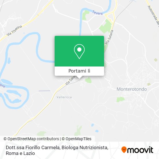 Mappa Dott.ssa Fiorillo Carmela, Biologa Nutrizionista