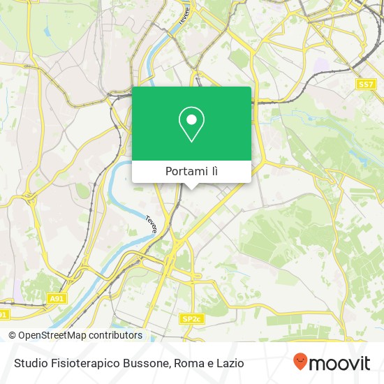 Mappa Studio Fisioterapico Bussone