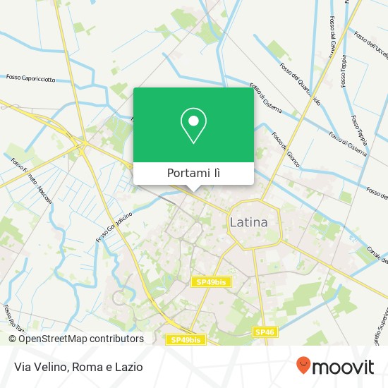 Mappa Via Velino