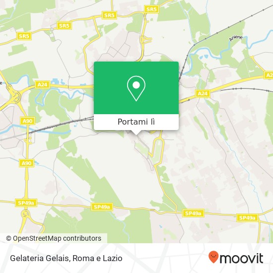 Mappa Gelateria Gelais