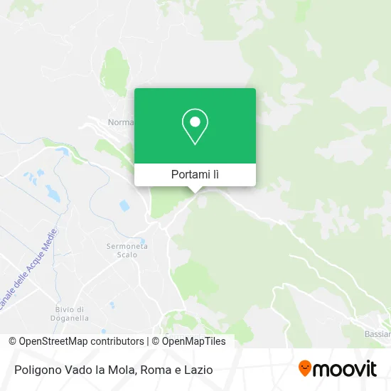 Mappa Poligono Vado la Mola