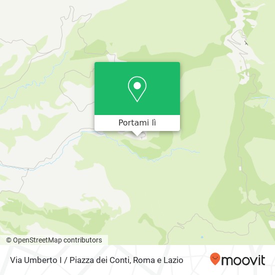 Mappa Via Umberto I / Piazza dei Conti