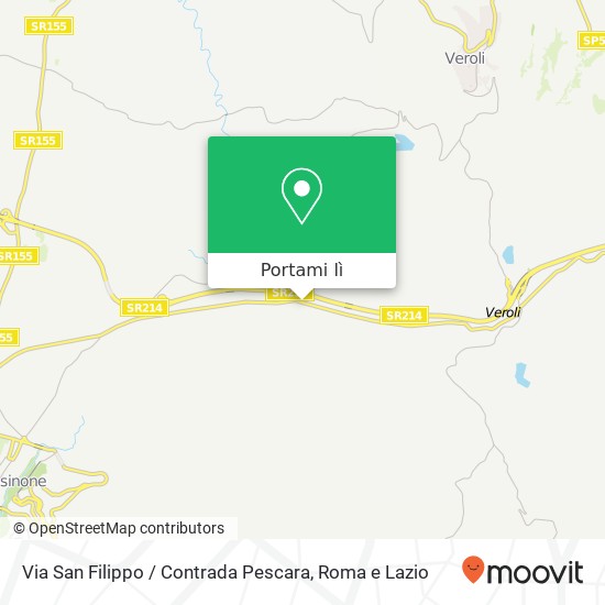 Mappa Via San Filippo / Contrada Pescara