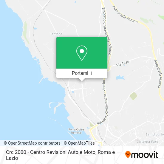 Mappa Crc 2000 - Centro Revisioni Auto e Moto