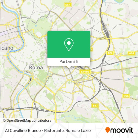 Mappa Al Cavallino Bianco - Ristorante