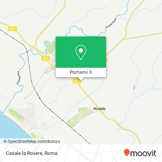 Mappa Casale la Rovere