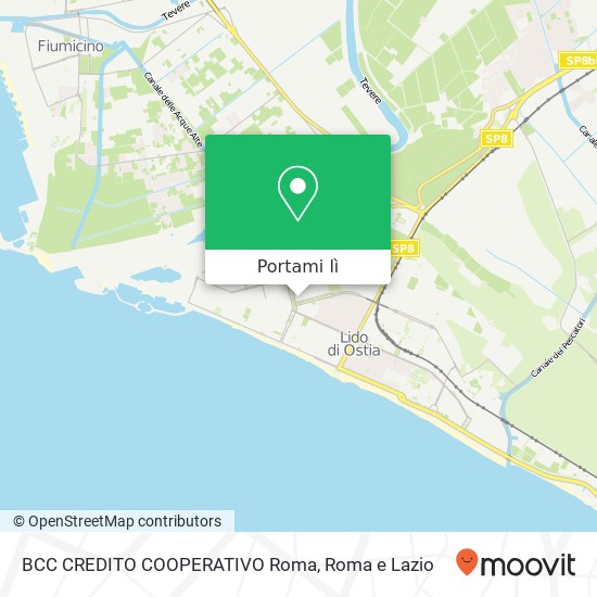 Mappa BCC CREDITO COOPERATIVO Roma