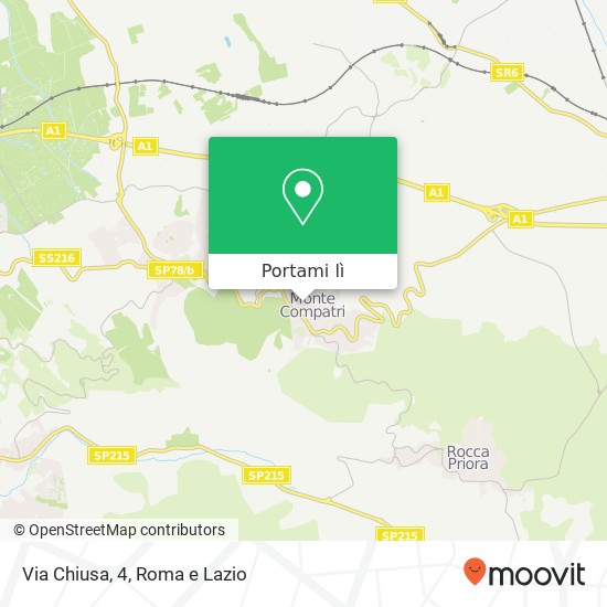 Mappa Via Chiusa, 4
