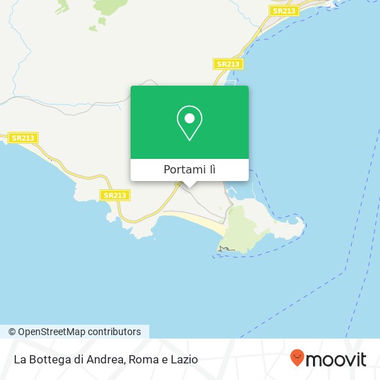 Mappa La Bottega di Andrea