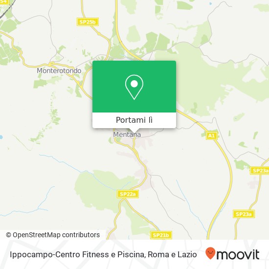 Mappa Ippocampo-Centro Fitness e Piscina