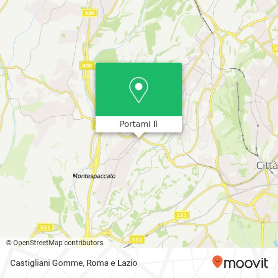 Mappa Castigliani Gomme