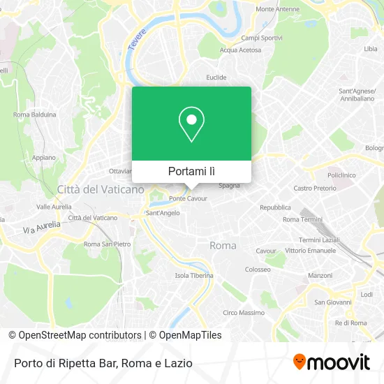 Mappa Porto di Ripetta Bar