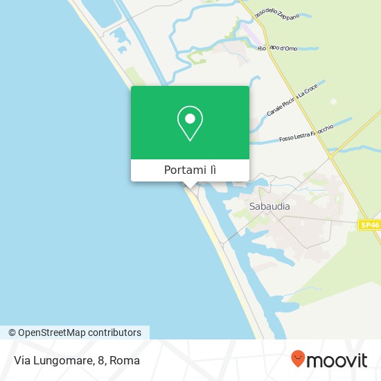 Mappa Via Lungomare, 8