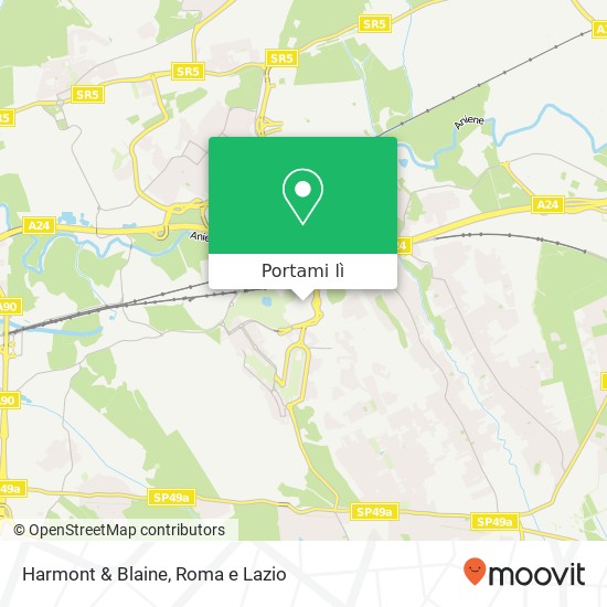 Mappa Harmont & Blaine