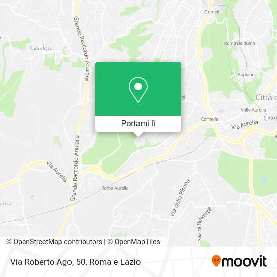 Mappa Via Roberto Ago, 50