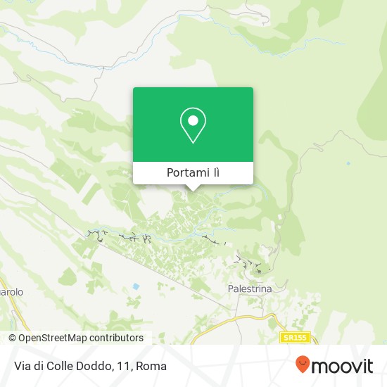 Mappa Via di Colle Doddo, 11