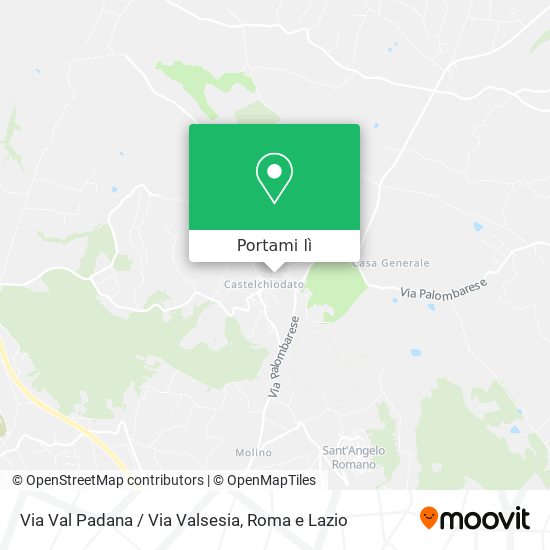 Mappa Via Val Padana / Via Valsesia